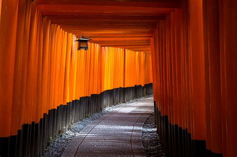 Eğri ve boyalı tünel, Japonya | 京都
