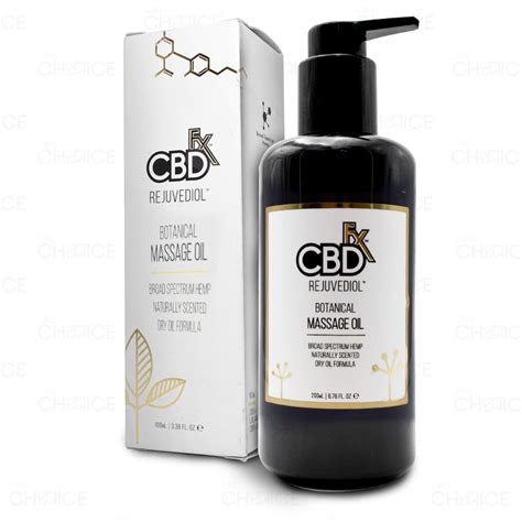 Cbdfx Shop Rejuvediol Cbd Massage Oil By Cbdfx