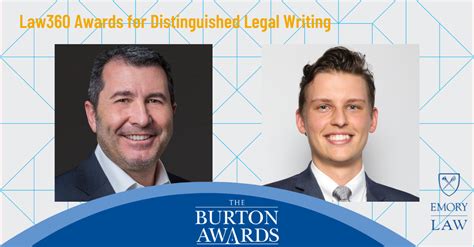 Emory Law Student Alumnus Receive National Awards For Legal Writing