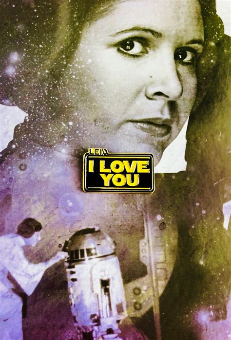 Star Wars Princess Leia I Love You Han Solo I Know Enamel Etsy