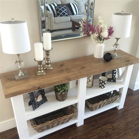 Beautiful Custom Made Console Table Made By Rustic Valley Farm
