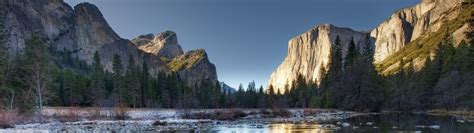 Wallpaper Landscape Lake Water Rock Reflection Sky Cliff Yosemite National Park