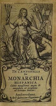 De Monarchia Hispanica Edition Open Library
