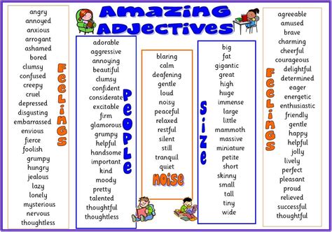 🌷 List Of Adjective Clause Words 500 List Of Adjective Words 2022 10 31