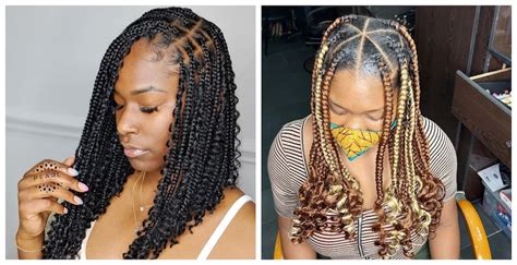20 Best Knotless Braids With Curly Ends For A Stunning Look Tuko Co Ke