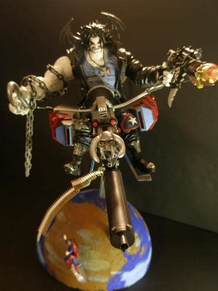 Lobo With Space Hawg And Earth Base Dc Universe Custom Action Figure