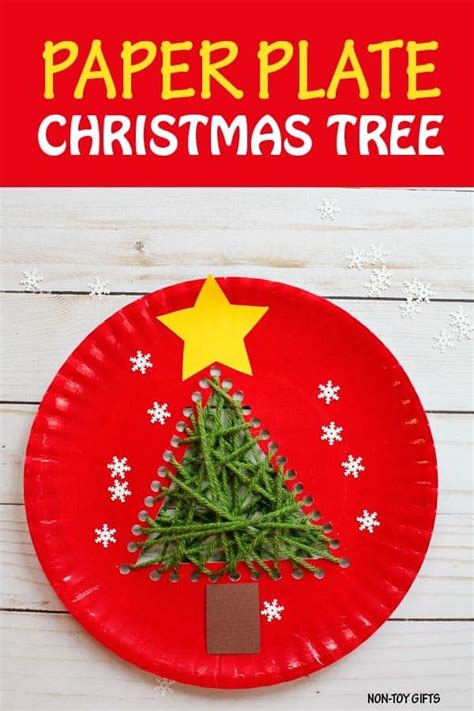 Paper Plate Christmas Tree Craft For Kids Preschooler Craft