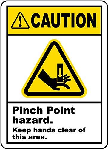 Buy Caution Pinch Point Hazard Keep Hands Clear Of This Areasign