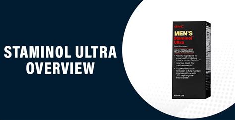 Staminol Ultra Reviews Does It Work And Worth The Money