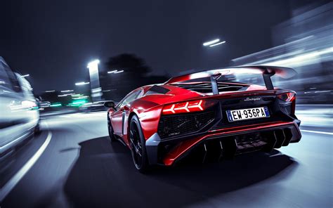 3840x2400 Lamborghini Aventador Sv Rear Lights 4k Hd 4k Wallpapers