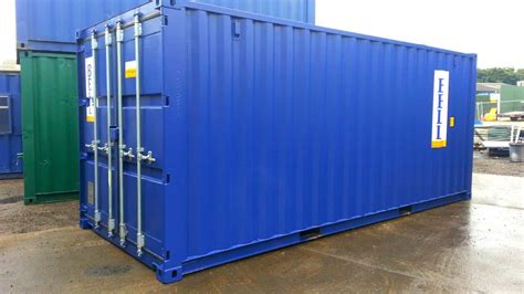 Single Use One Trip 20ft Iso Steel Storage Containers Hire And Sales