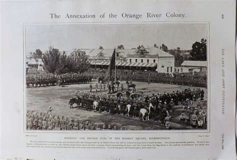 Boer War Annexation Of The Orange River Colony The Navy And Army From