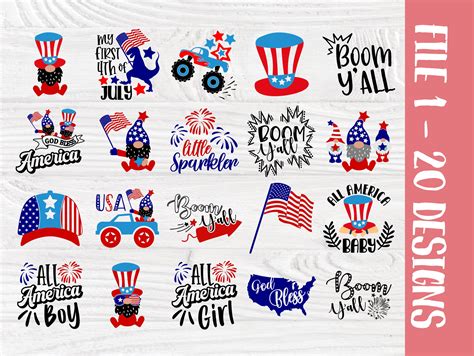 4th of July SVG Bundle, Patriotic Svg, USA Shirts