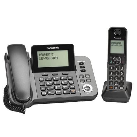 Panasonic Dect 60 Cordedcordless Phone With Answering System Black
