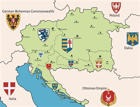 Karantania Avarian Empire Slavic Austria Hungary Rimaginarymaps
