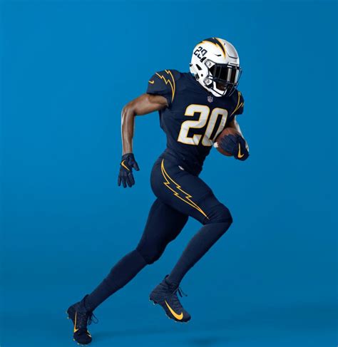Los Angeles Chargers New Uniforms — Uniswag Afc Nfl Football Team
