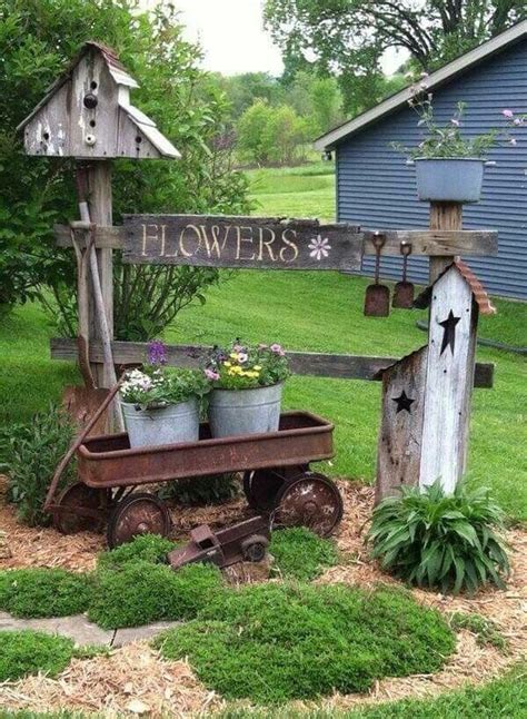 25 Low Cost Rustic Garden Features Ideas And Designs Backyard