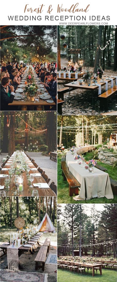 20 Woodland And Forest Wedding Reception Ideas Deer Pearl Flowers