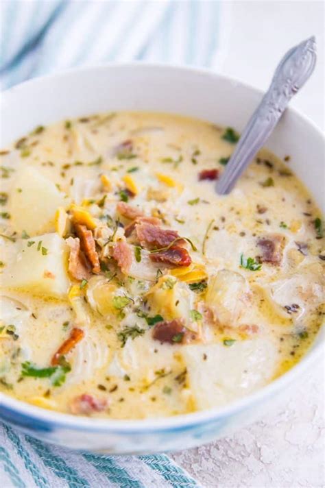 The instant pot makes it fast too! Dairy Free Clam Chowder (paleo, Whole30) - Pure and Simple ...