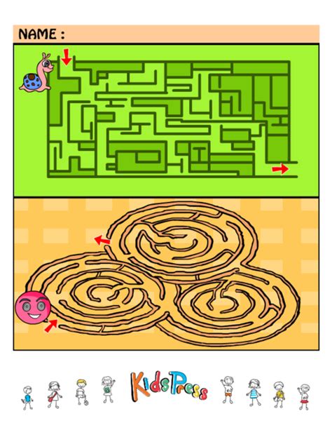 Medium Kids Maze Games 1 Mazes For Kids