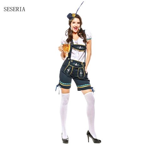 Seseria New Arrived Oktoberfest Costume German Festival Beer Girl Halloween Costume For Women