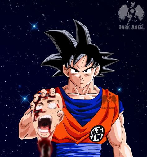 Goku Vs One Punch Mansaitama By Arjundarkangel On Deviantart