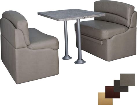 Recpro 42 Dinette Booth Set With Table And Leg Includes