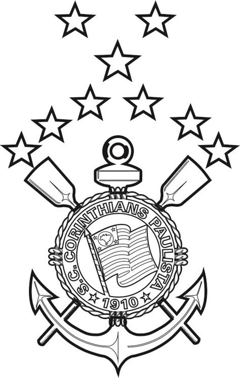 emblema  sc corinthians paulista de sao paulo sp