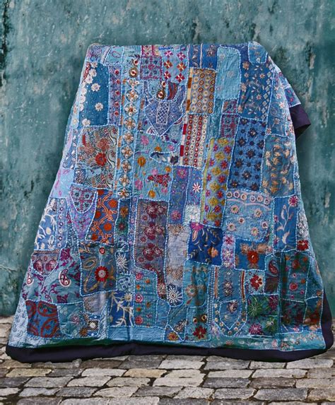 Doll bedspreads (also table runners) nicaragua dresses from chica nica : Fabulous Fair Trade Pale Blue and Teal Handmade Gujarat ...