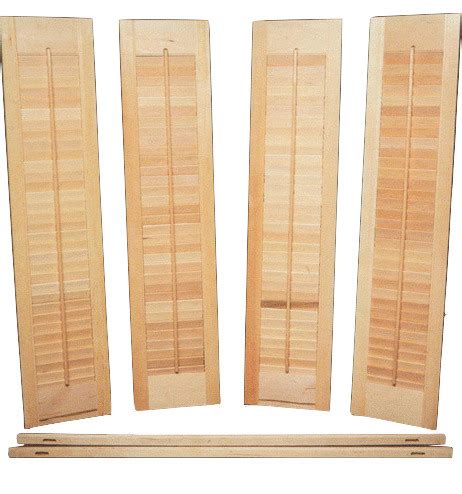 Plus, they're very practical because they can help insulate windows and cut down allergens normally found in fabric window treatments. Interior Shutter Kit, 1 1/4" Louvers - Traditional ...