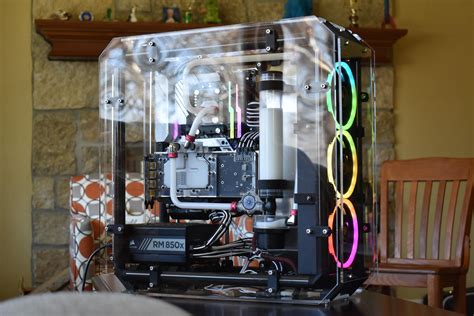 3d Printed And Acrylic Pc Case 3dprinting
