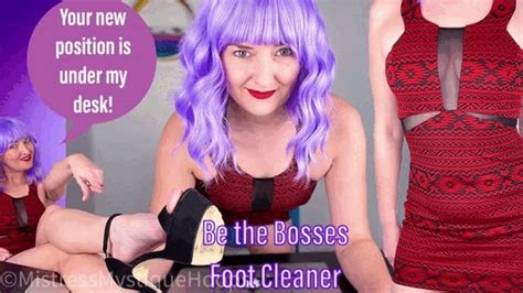 be the bosses foot cleaner femdom pov foot domination foot worship with mistress mystique wmv
