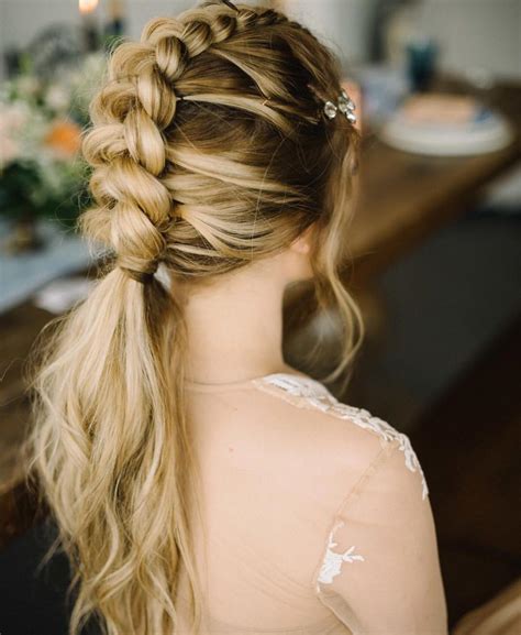 15 Gallery Of Braided Hair For Wedding Hairstyles Guan Cool Weddings