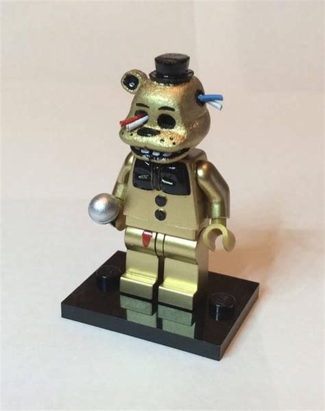 Golden Freddy Fazbear Five Nights At Freddy S Custom Lego Minifigure