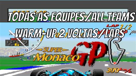 Super Monaco Gp Genesismega Drive All Teams France Gp 2 Voltas
