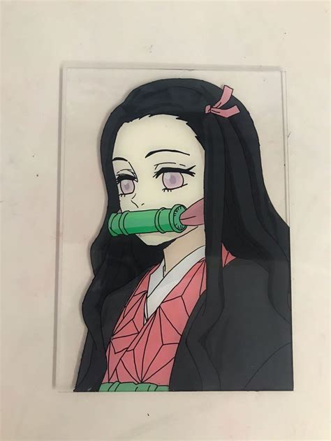 Nezuko Glass Painting Hobbies And Toys Stationery And Craft Art And Prints