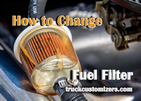How To Change Your Vehicles Fuel Filter