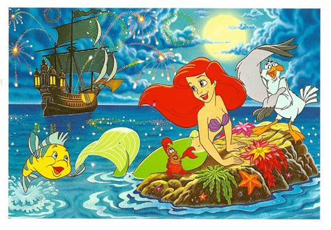 My Favorite Disney Postcards The Little Mermaid And Friends