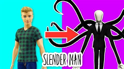 Slender Man With Custom Ken And Lol Surprise Dolls Toy Transformations
