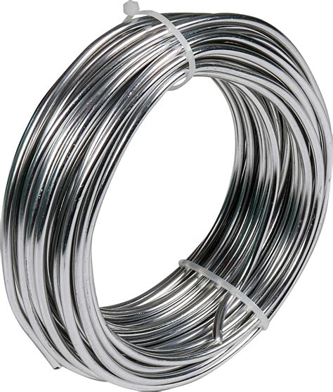Silver Aluminium Craft Wire 3mm In Thickness10 Meters In Length