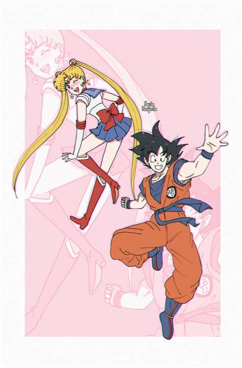 Goku X Sailor Moon By Gosaginay On Deviantart