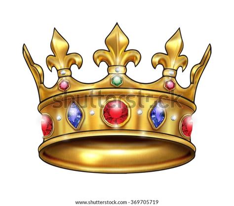 Royal Golden Crown Crown Icon Crown Stock Illustration 369705719