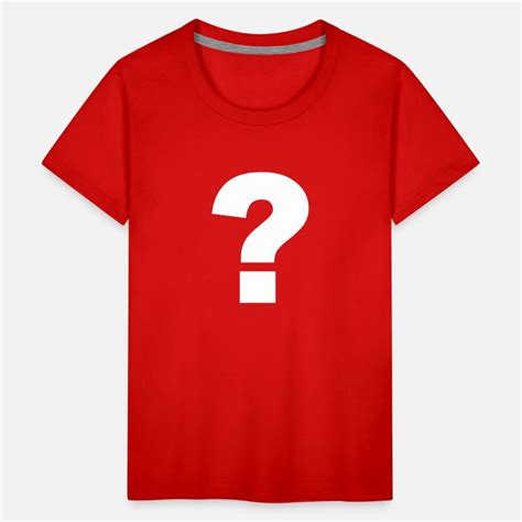 Question Mark Kids T Shirts Unique Designs Spreadshirt