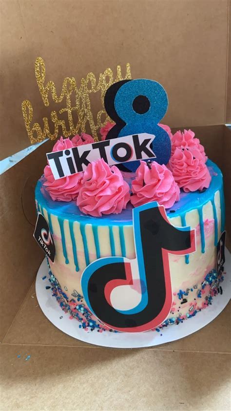 Tik Tok Party Tik Tok Cake Tik Tok Tasarımlı Pasta Experisets