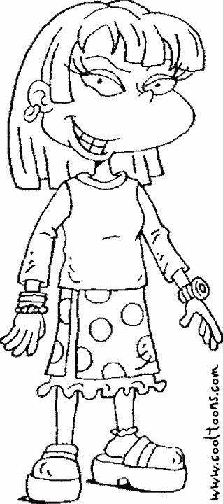 Angelica Rugrats Coloring Pages