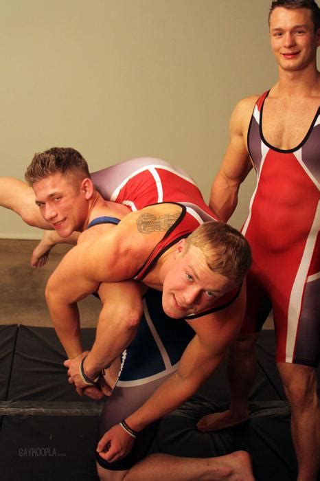 Colt Mclaire Tyler Hanson And Daniel Carter Wrestle At Gayhoopla Marcdylan Com Official