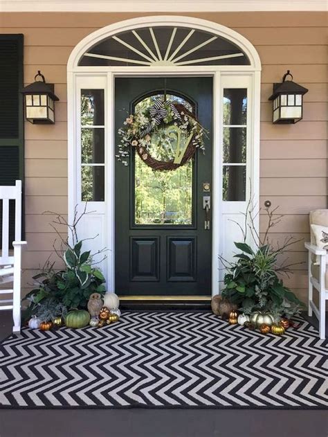 50 Gorgeous Entryway Rug Ideas To Try Asap | Front porch decorating