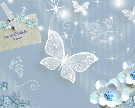 Blue Butterfly Wallpapers Wallpaper Cave