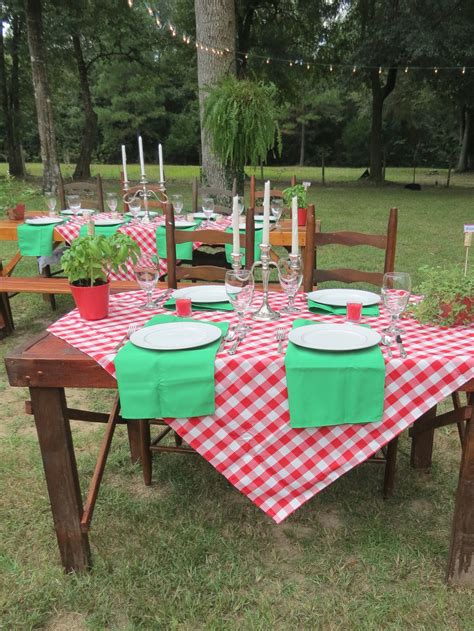Italian Themed Rehearsal Dinner By Its Personalwedding Staging And