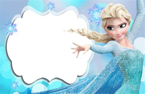 Disney Frozen Editable Label Frozen Birthday Invitations Disney
